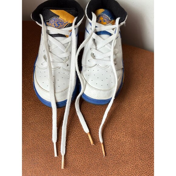 JORDAN KIDS Sixty Plus Retro (TD) Laney Blue white 365165-171 Sz 9C Infant Child - Picture 10 of 10